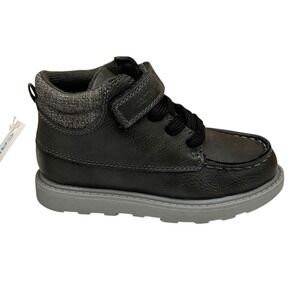 Carters Norman Toddler Boys Casual Ankle Boot Sz 11 Dark Gray Fall Winter Shoes